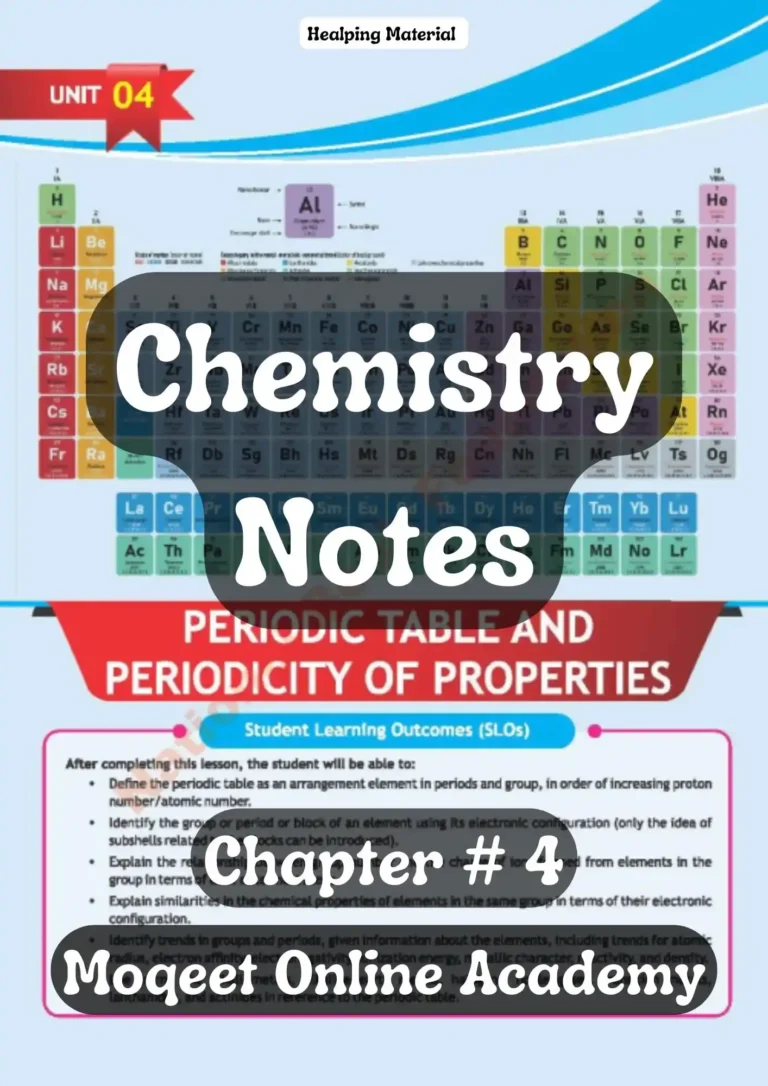chemistry chapter 4 notes