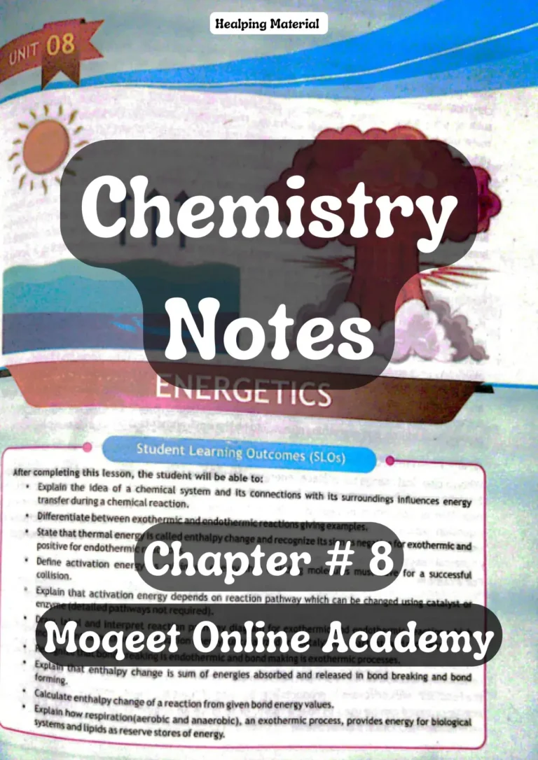 9th Chemistry Chapter 8 notes