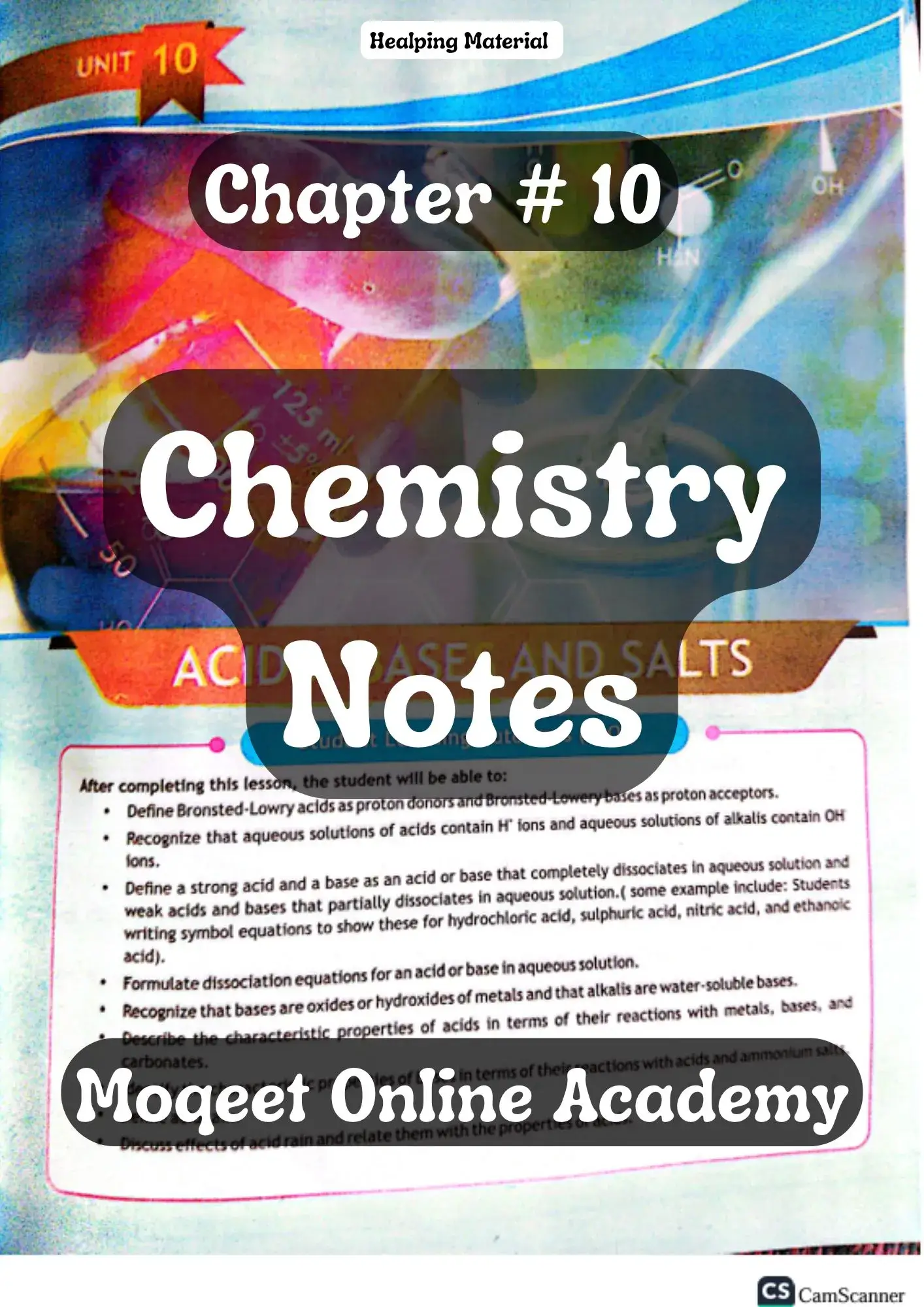 9th Class Chemistry Chapter 10 Notes