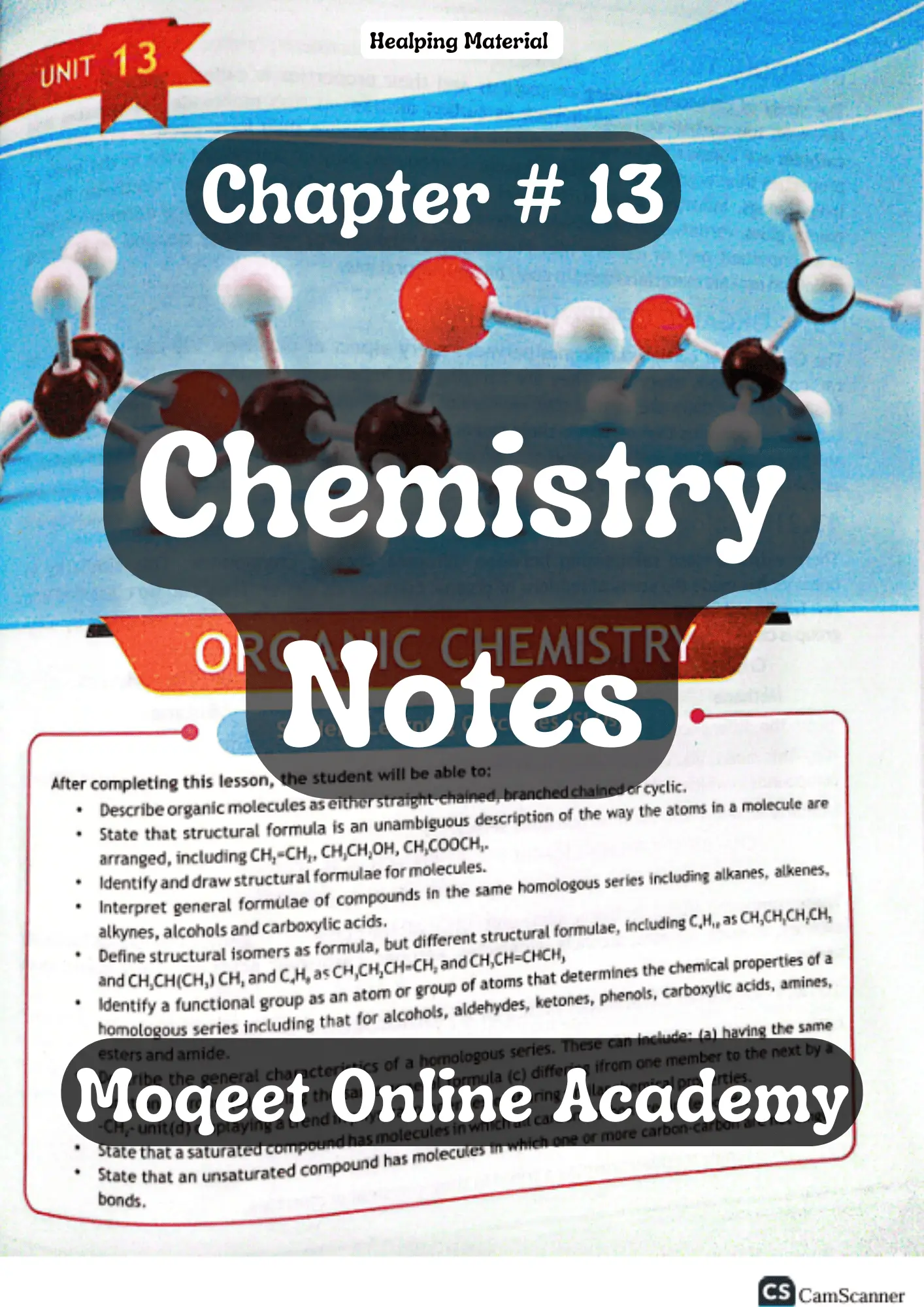 9th Class Chemistry Chapter 13 Notes